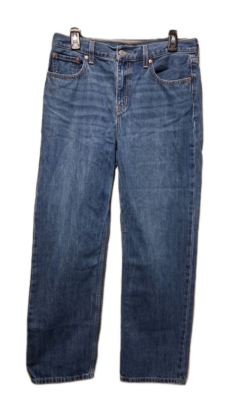 Levi's Low Pro Straight Medium Wash Blue Jeans high rise size 29 casual
